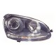 Volkswagen Golf 2003-2009 Black Inner Xenon Head Lamp Unit Driver Side